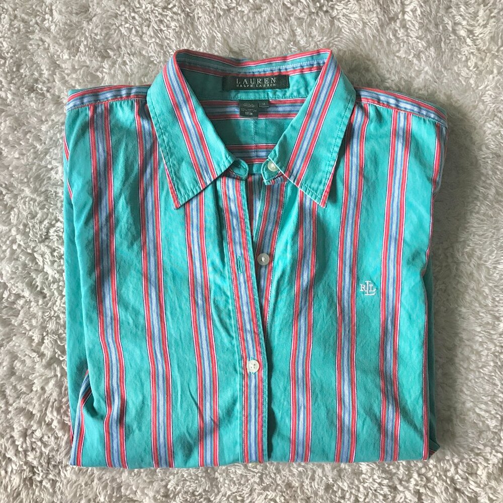 Ralph Lauren Women's Button Down Top Size Medium